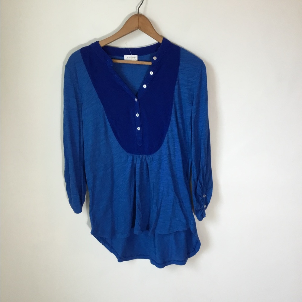 Meadow Rue Royal Blue Popover Tunic‎